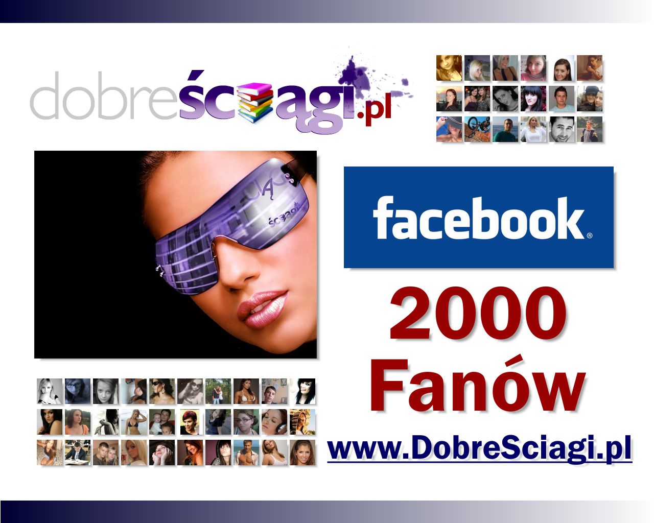 Facebook DobreSciagi.pl 2000 Fanów