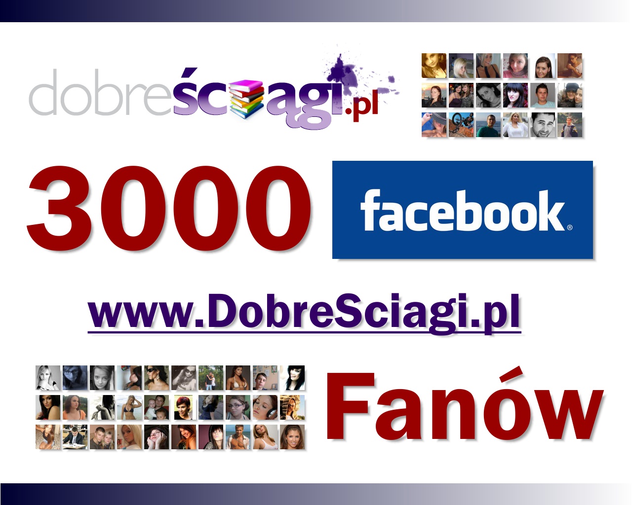 Facebook Dobresciagi.pl 3000 Fanów